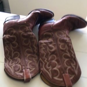 Tony Llama original lizard skin cowboy boots.